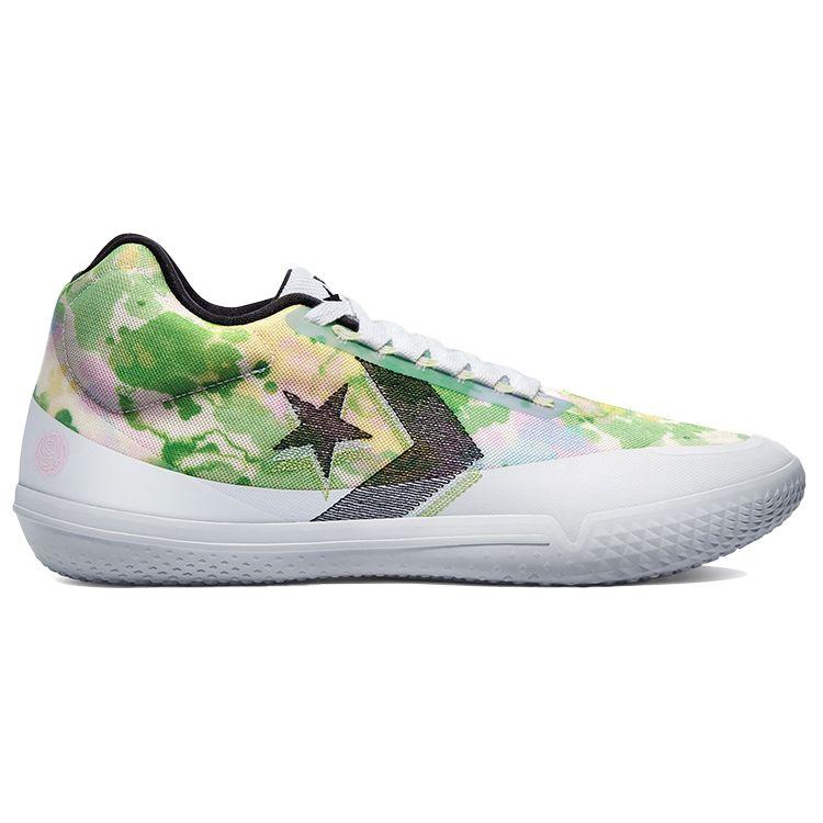Converse All Star Pro BB Evo Natasha Cloud - Кроссовки унисекс Petal To The Metal Зеленый Белый Розовый Пена 170907C