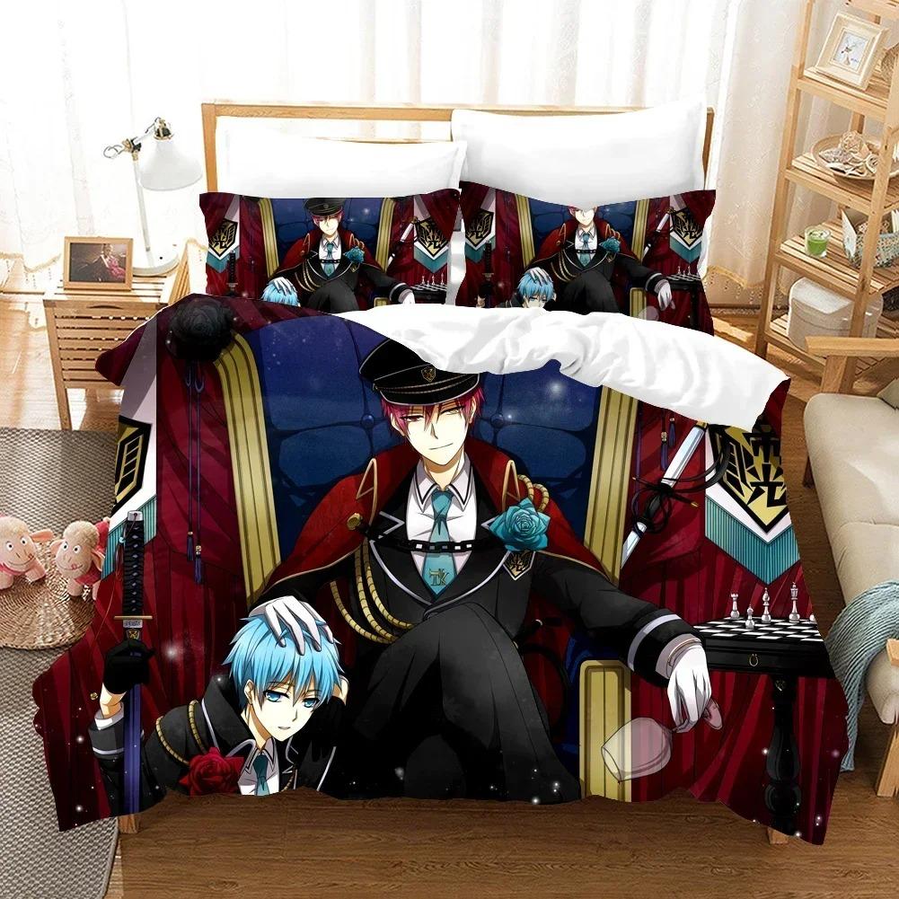 Аниме Kuroko'S Basketball Постельное белье 3D-печать Подходит для спальни Комплект пододеяльника с наволочками Детский домашний текстиль