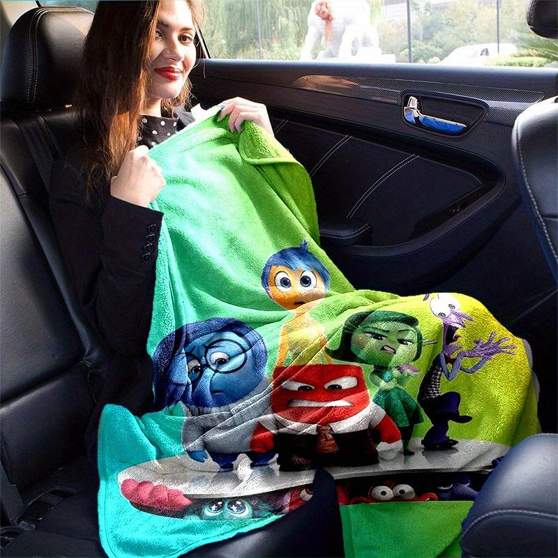 1pc, "Inside Out" Emotion Character Print Blanket Perfect for Home Decor, Couch Cover, Outdoor Use, Travel, Camping
