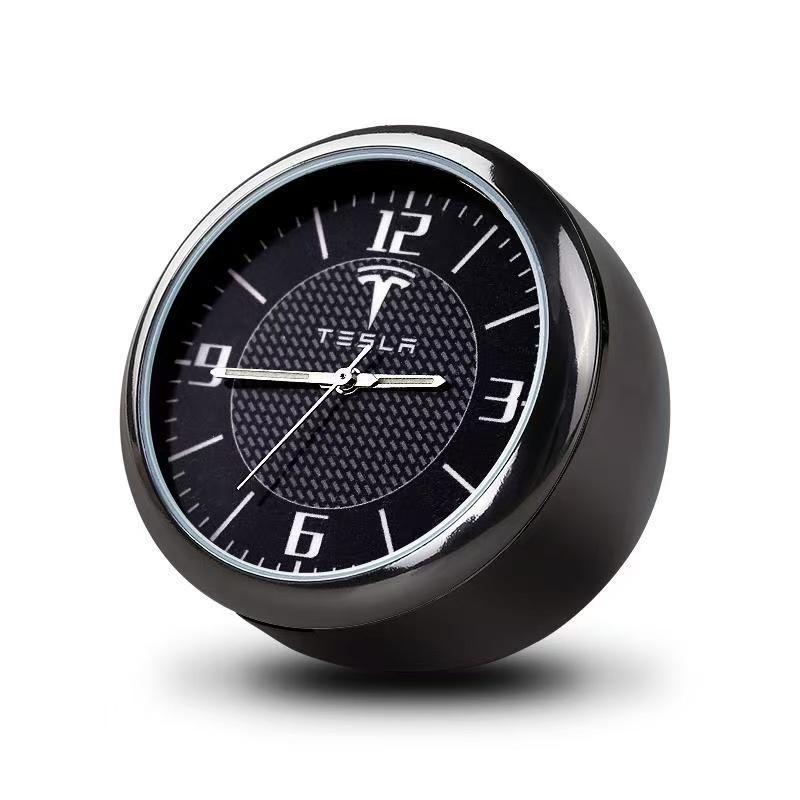 For Tesla Model 3 Model S Model X Model Y Roadster SpaceX Car Sticker Car Auto Parts Car Clock Air Vent Dashboard Decorative