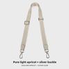 Adjustable 2.5cm Solid Color Canvas Crossbody Bag Strap Replacement