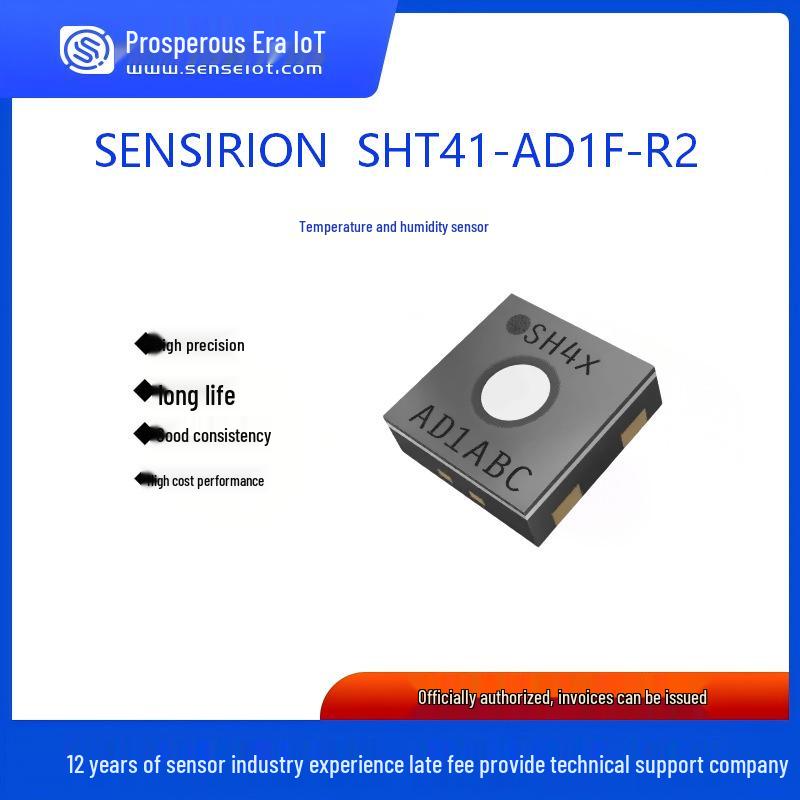 Высокоточный датчик температуры и влажности Sensirion SHT41-AD1F с водонепроницаемой мембраной, долговечный