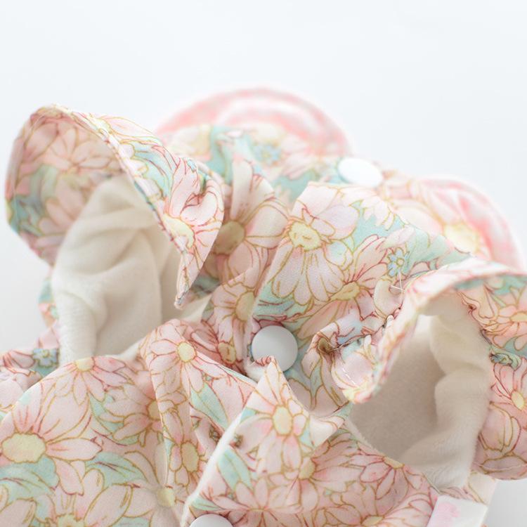 Платье для собак в клетку с цветочным принтом для кошек, милые платья в мальтийском стиле с цветочным принтом, одежда для собак маленьких собак, одежда для щенков