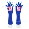 Silicone Paw Gloves With Long Claws Adult Cosplay Costume Halloween Party Prop Fantasy Animal Roleplay Accessory