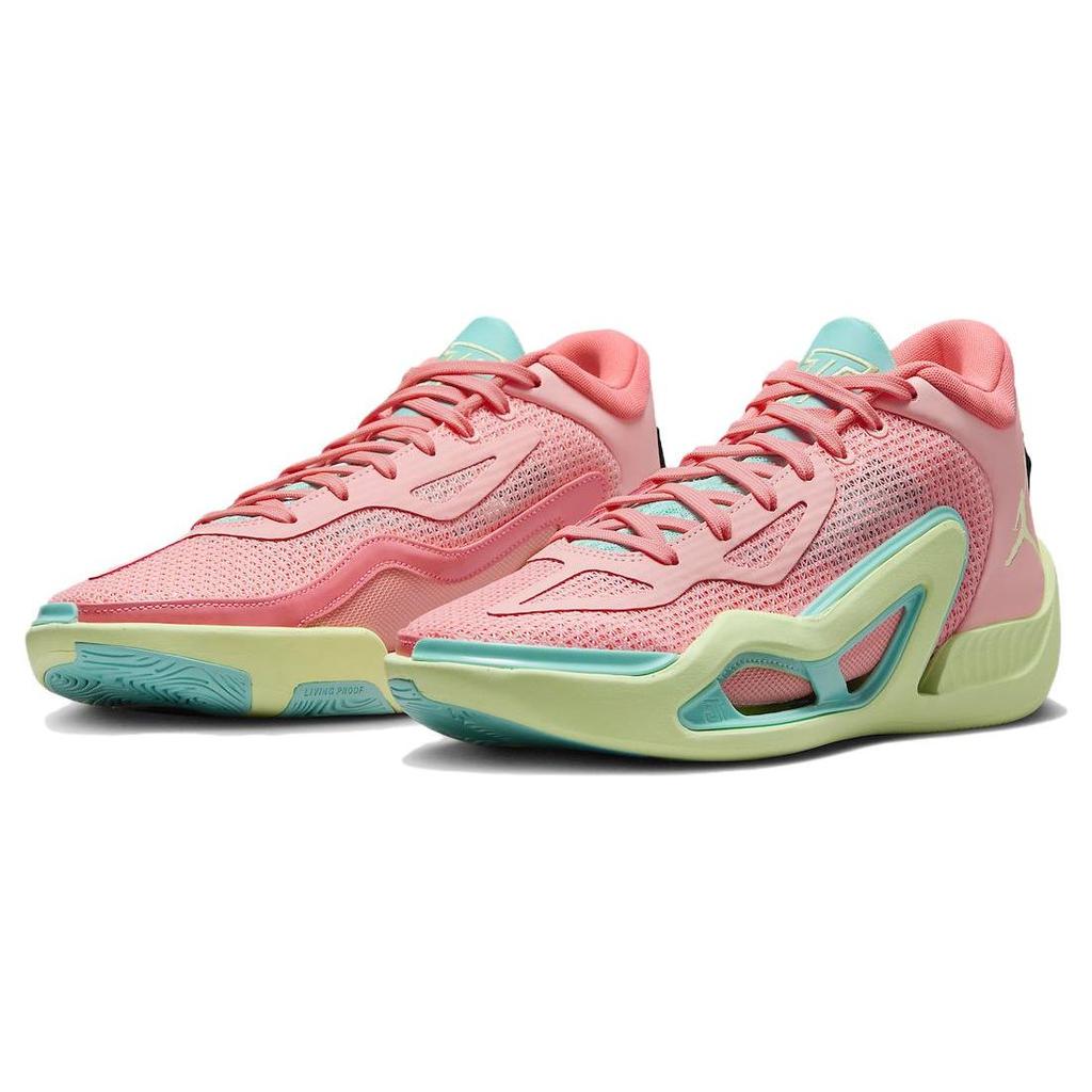 Мужские кроссовки Air Jordan Tatum 1 PF Pink Lemonade Розовый оттенок Lava-Glow Aurora-Green DX6733-600