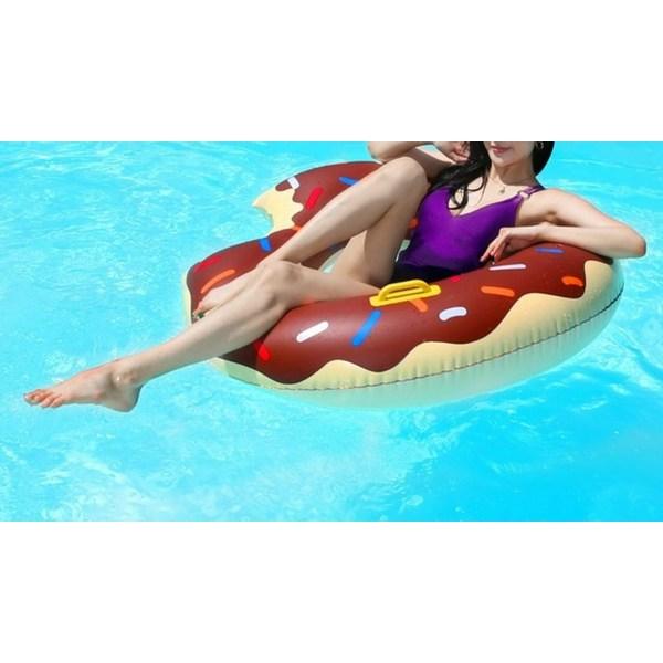 Трубка для пончиков Sunny Water Choco 120см, корейские водные развлечения