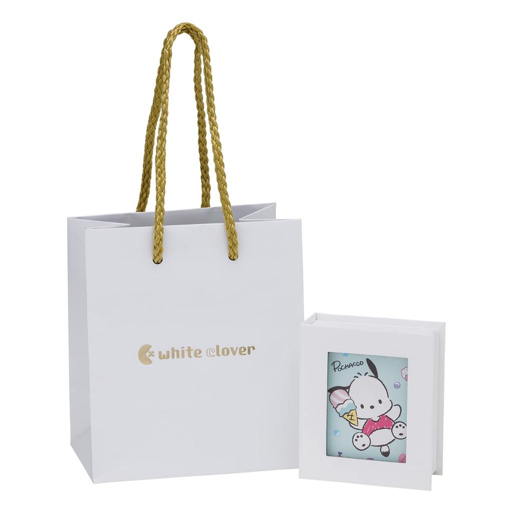 Pochacco Sanrio Sanrio Characters Dancing Stone Necklace Pendant Open Heart Pink Gold Silver 925 Cubic Zirconia [White Clover] SAPOC-N005PG