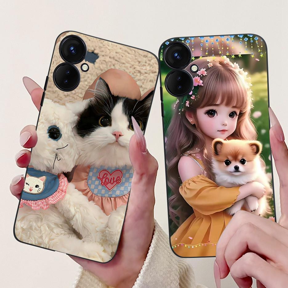 Чехол для Tecno Spark 9 Pro Spark9 Pro KH7n Новый Роскошный Расписной Чехол Мягкий Силиконовый Чехол для Телефона Для Tecno Spark 9T Spark9T KH6 Сумки