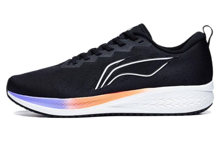 Li Ning Red Hare 6 Fabric Abrasion Resistant Low top Running Shoes Men's Black ARMT015-24
