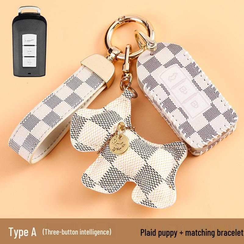 Высококлассный чехол для ключей для Mitsubishi Outlander, ASX, Eclipse Cross и Pajero Sport.