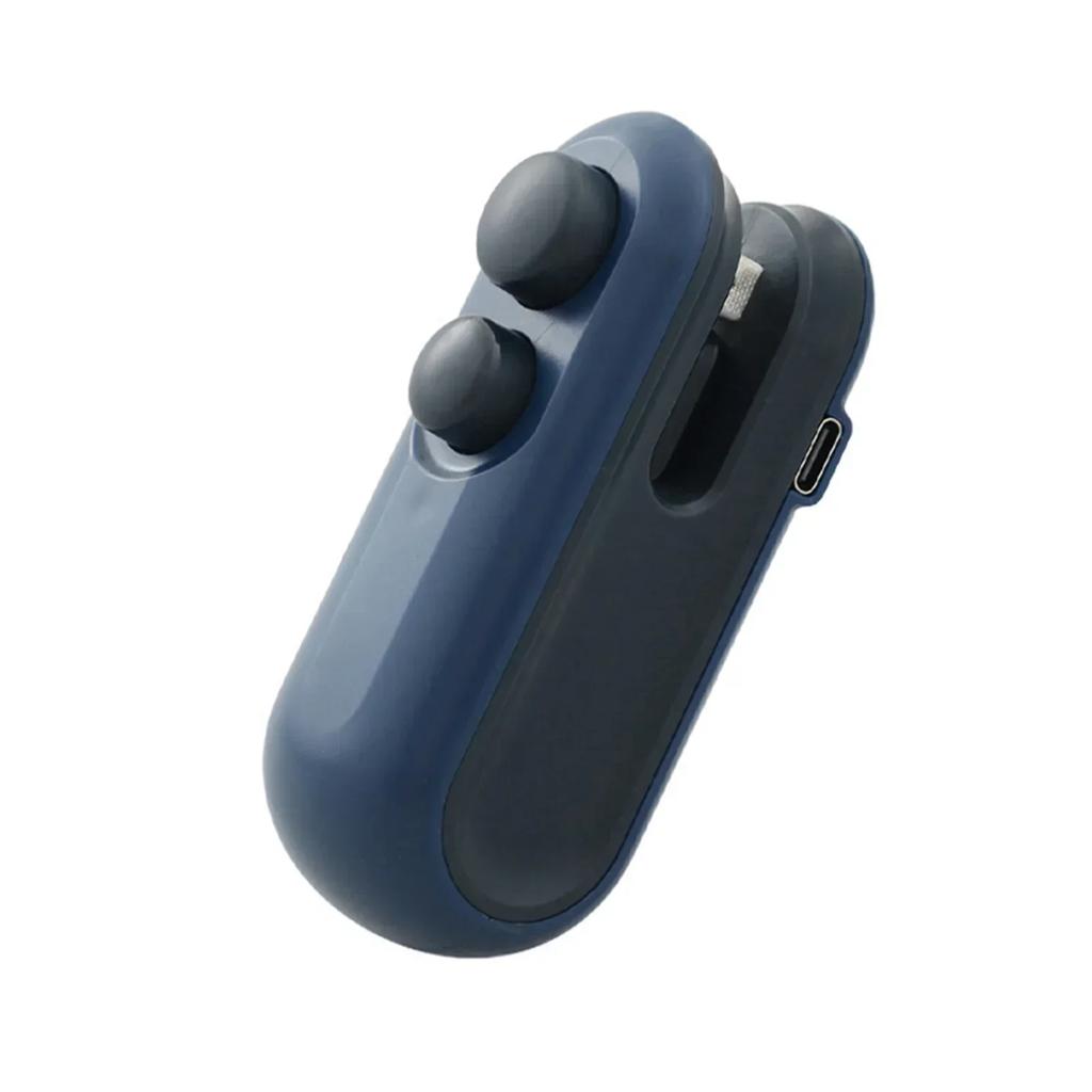 1/2pcs Portable Mini Heat Bag Sealing Machine for Snacks Home Use Rechargeable Sealer Vacuum Sealer Plastic Bag Heat Sealer Clip