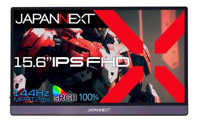 JAPANNEXT дюймовый мобильный монитор IPS панель разрешение Full HD 1920x1080 с умным чехлом PC 15.6 (Совместимость с Type C/MAC/встроенная
