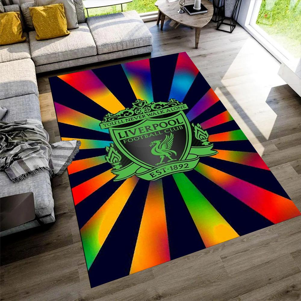 Liverpool Area Rug Perfect for Dormitory Balcony Game Room Playrooms Anti-slip Rug Office home decor Luxury Gift for Birthday, Christmas, Wedding