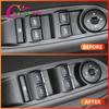 7Pcs/Set Car Window Lifter Buttons Trim Decoration Sticker Accessory for Ford Focus 2 MK2 3 MK3 2005 - 2018
