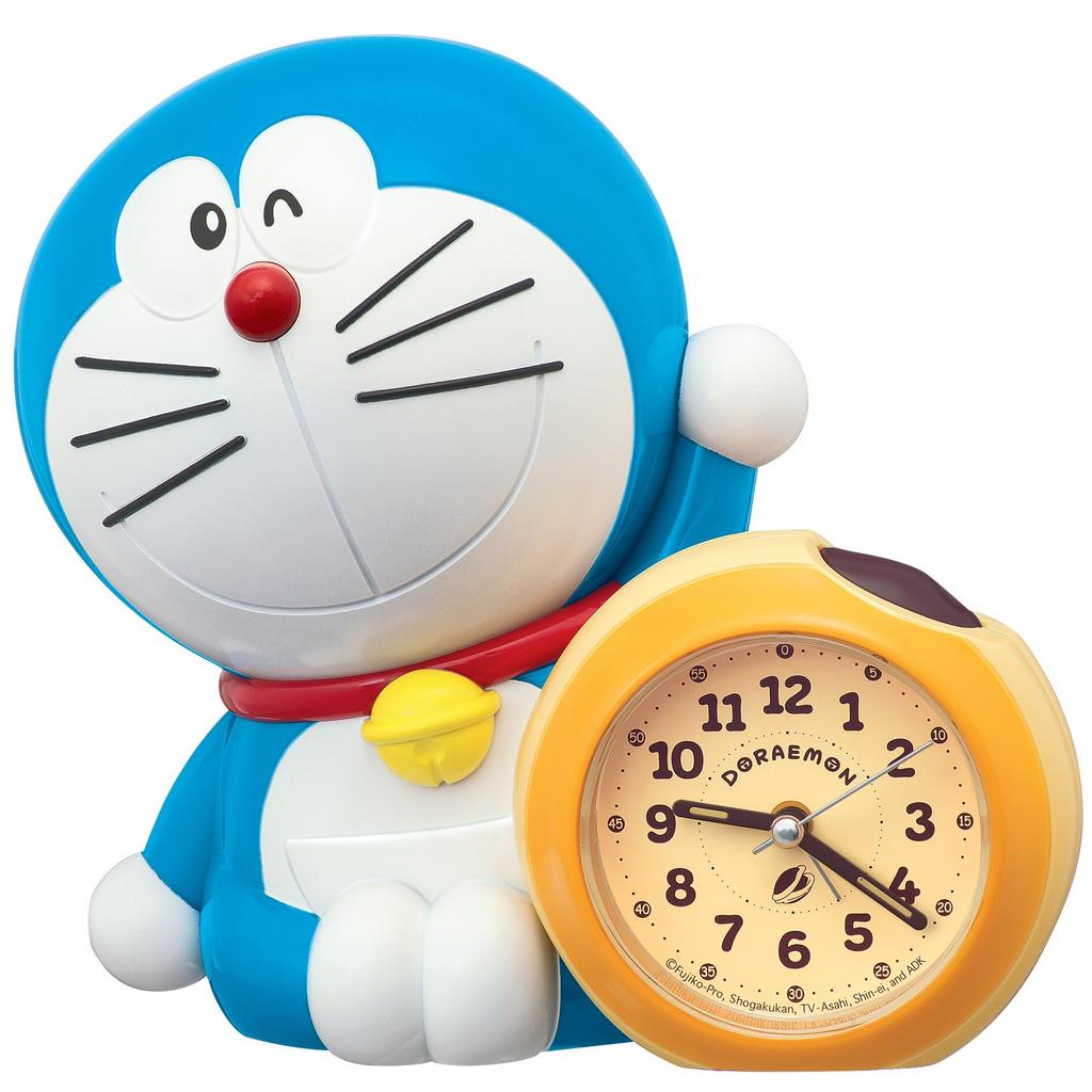 Будильник Seiko Clock Talking Alarm Clock 183x200x132 мм Doraemon JF387A