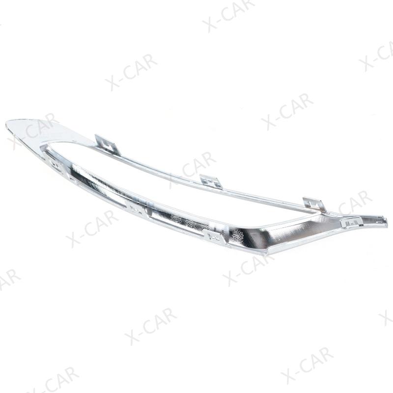 1Pair 5SW14SZ0AB 5SW15SZ0AB Front Bumper Fog Light Lamp Trim Chrome Cover Frame Lid Bezel Hood For Chrysler 300 2015 2016-