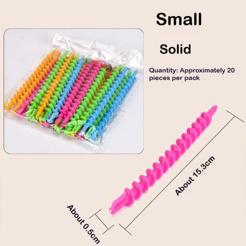 Бигуди без нагрева для кудрей Спиральные бигуди-палочки Набор бигуди для завивки Без нагрева Завивка для волос Формирователи волн Цветные инструменты для укладки волос