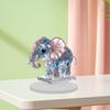 Elephant Figurine Sculpture Animal Acrylic Craft Gift Statue Ornament for Bedroom Decoration