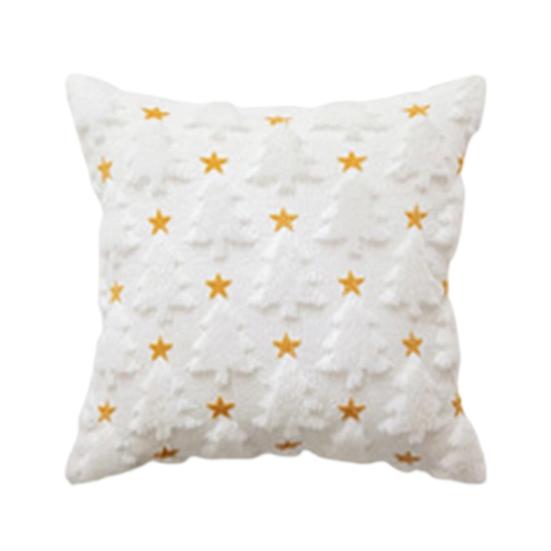 Рождественская наволочка для декоративной подушки, наволочки с рождественской елкой, мягкие плюшевые наволочки с потайной молнией, зимний домашний декор