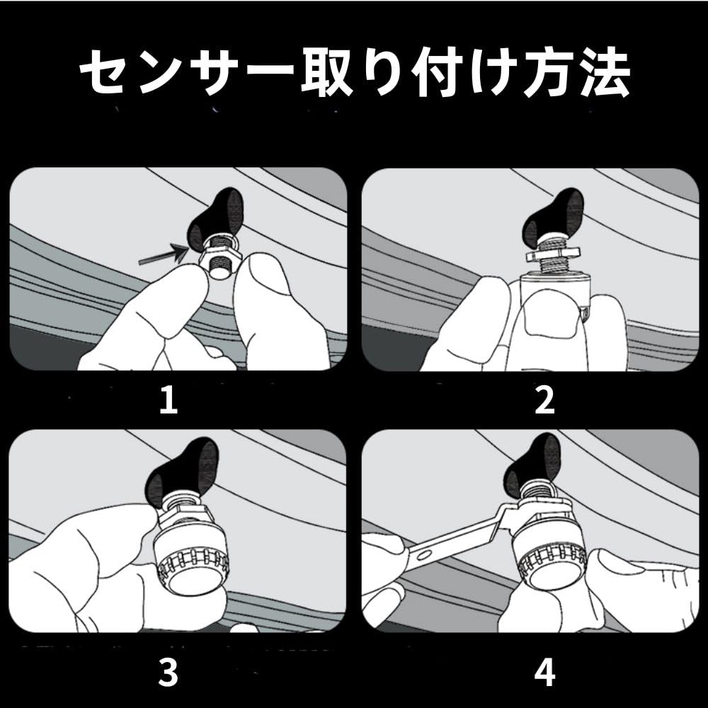 OBEST Датчик давления в шинах, 6 колес, tpms, Датчик давления воздуха, Высокопроизводительный чип, Давление