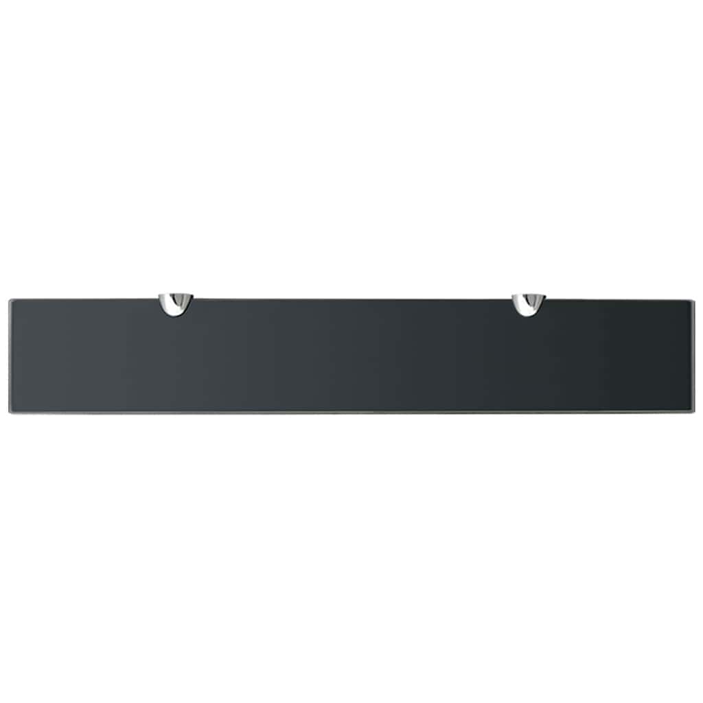 Floating Shelves 2 pcs Glass 60x10 cm 8 mm