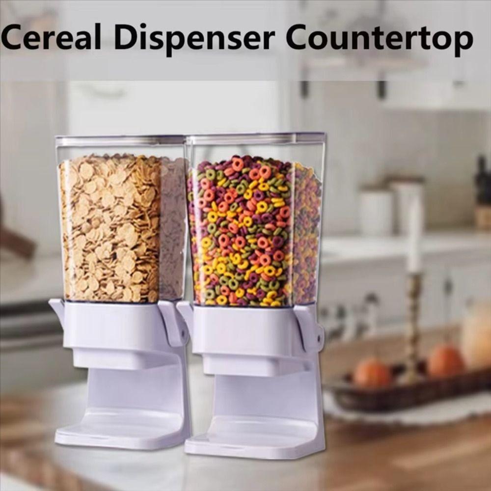 5.5L Candy Powder Storage Tank Plastic Candy Box Grain Oatmeal Dispenser  for Keeps Cereal