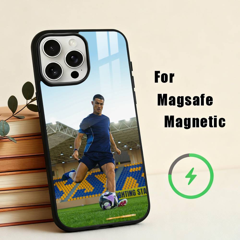 Чехол для телефона C-Cristiano-O R-Ronaldo-O Для iPhone17,16,15,14,13,12,11 Plus, Для чехла с магнитной беспроводной зарядкой