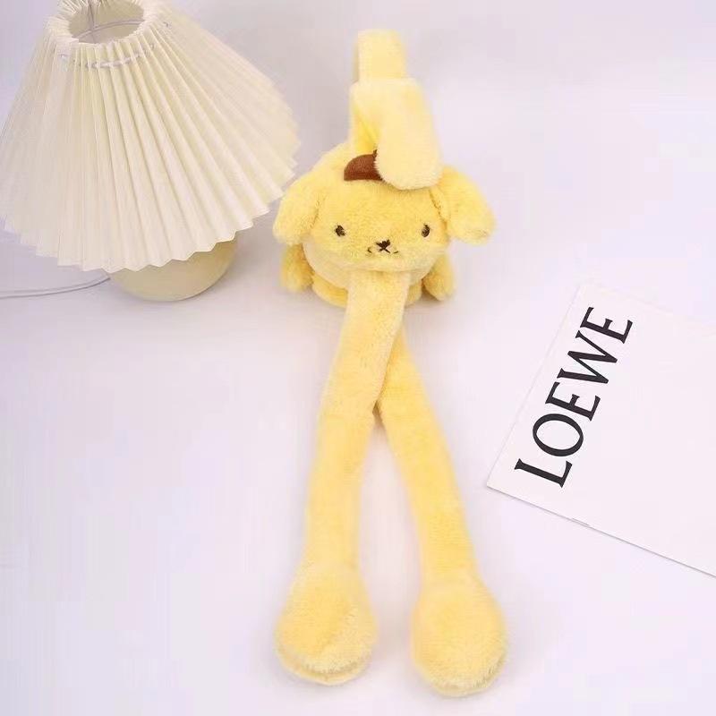 Зимой детские плюшевые ушки теплые, уши мальчиков закрыты, наушники сохраняют тепло, а наушники двигаются, если их сжать.