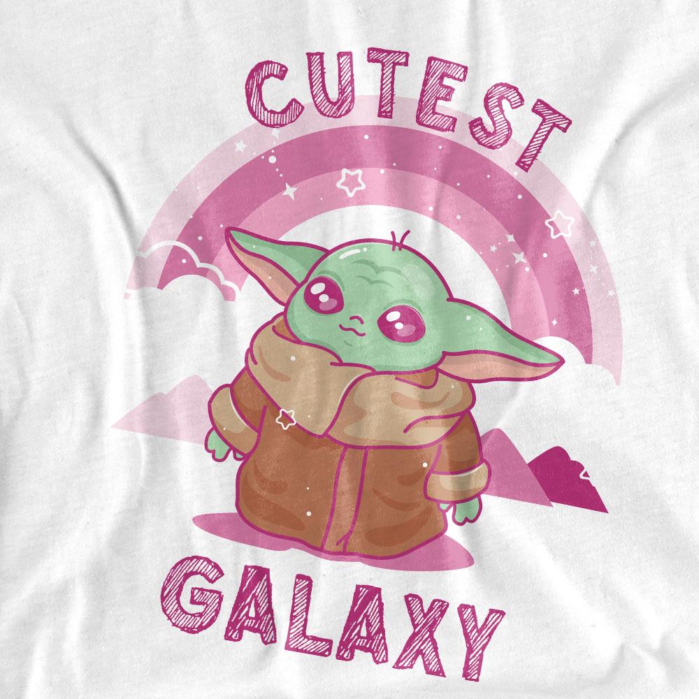 Star Wars: The Mandalorian Unisex Adult Cutest In The Galaxy Grogu T-Shirt