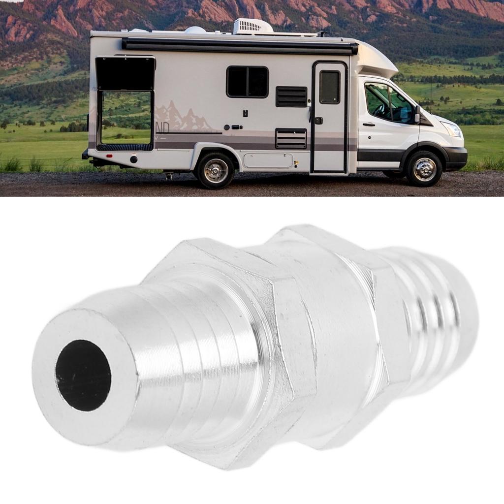 Non Return One Way Check Valve Aluminum Alloy Universal for Fuel Gasoline Oil Petrol Diesel
