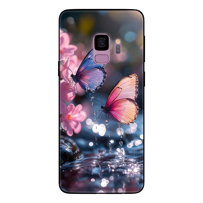 Чехол для Samsung Galaxy S9 Plus SM-G965F G965 S9Plus Мраморный Рисунок Мягкий Матовый Силиконовый Задний Чехол для Samsung S9 S9+ Полный Чехол