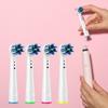 4 шт., головка зубной щетки, мягкая щетина, чувствительный уход за деснами, электрическая зубная щетка, сменная насадка для глубокой чистки