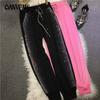 Plus Size Women's Heavy Iron Drill Pants Casual Elastic Waist Sports Slimming Leg Pants