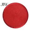 Thermal Insulation Table Mat Christmas Round with Tassel, Heat Resistant PP Placemat, Waterproof Protectors Decorative for Holiday And New Year Party
