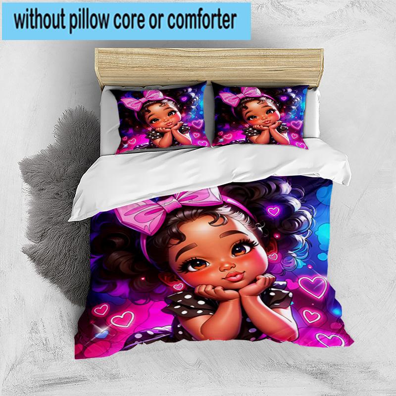 Royal Butterfly Princess Dreams 3pcs Bedding,Including 1pc Duvet Cover And 2pcs Pillowcases Perfect for Christmas,Ideal for Bedroom, Dormitory
