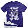 Футболка Concord "GRIND DIFFERENT" для кроссовок J1 11 Retro "Concord Sketch"