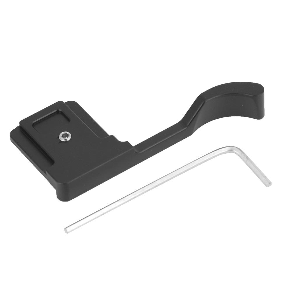 Мини Легкая Камерная Пластина Черный Металл Рукоятка для Большого Пальца для Fujifilm