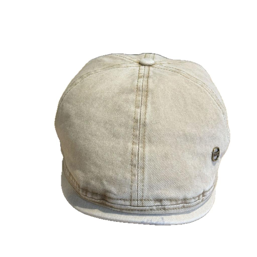 Korean-style vintage denim forward cap for women, new model, makes the face look smaller, casual and versatile, can be worn backwards, beret,