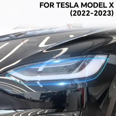 Для Tesla Model X Защитная пленка для автомобиля Пленка для фар и зеркал TPU Прозрачная Антицарапающая наклейка