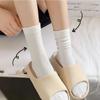 Хорошие носки для теленка (1 пара) ins Летние повседневные женские модные носки для женщин хлопковые носки чистого сплошного цвета универсальные новые корейские