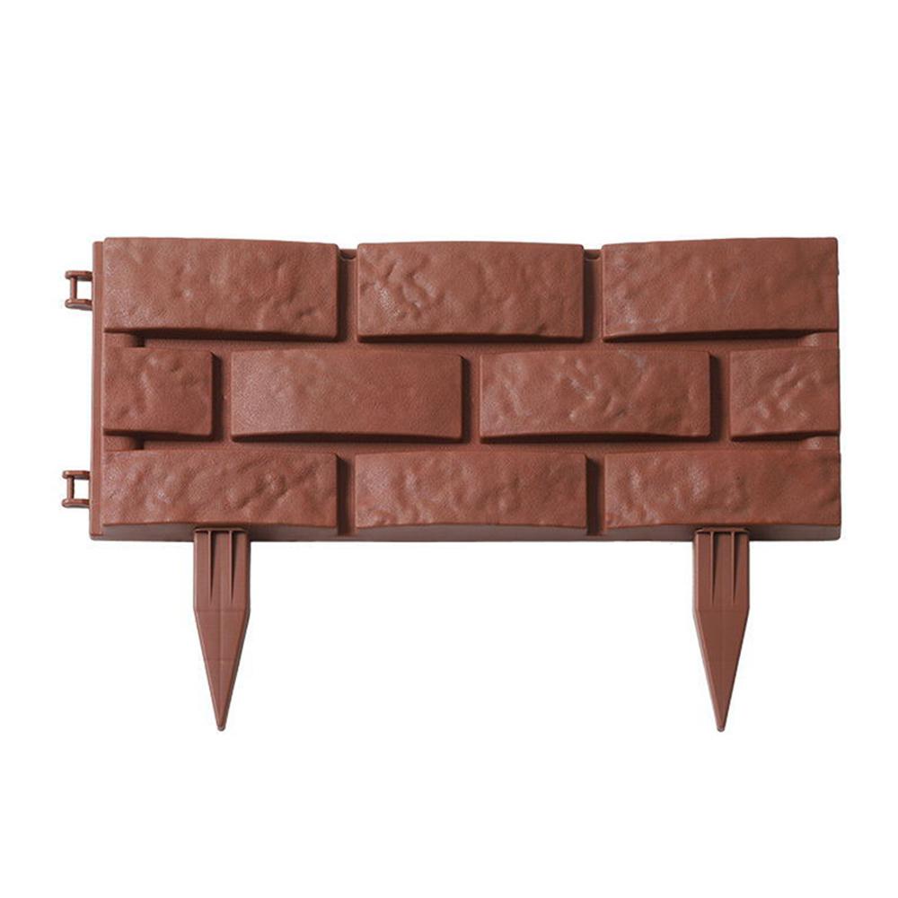 Садовая окантовка Бордюрный забор Имитация камней Кирпич Газон Растение Цветок Трава Поддержка Колышек Декоративная окантовка Наружная отделка своими руками