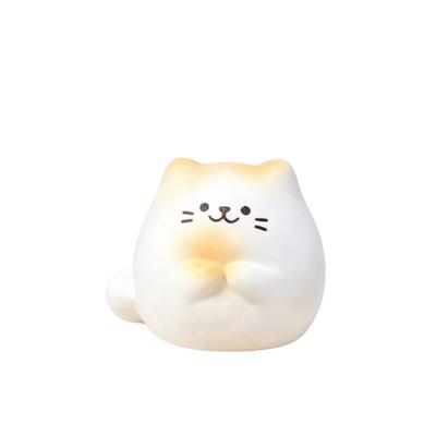 DIY Кот Богатства Модель Мультяшное Животное Фигурка Kawaii Украшения Животные Смола Материал Мини Изделия из Смолы Фигурка Кошки Домашний Декор