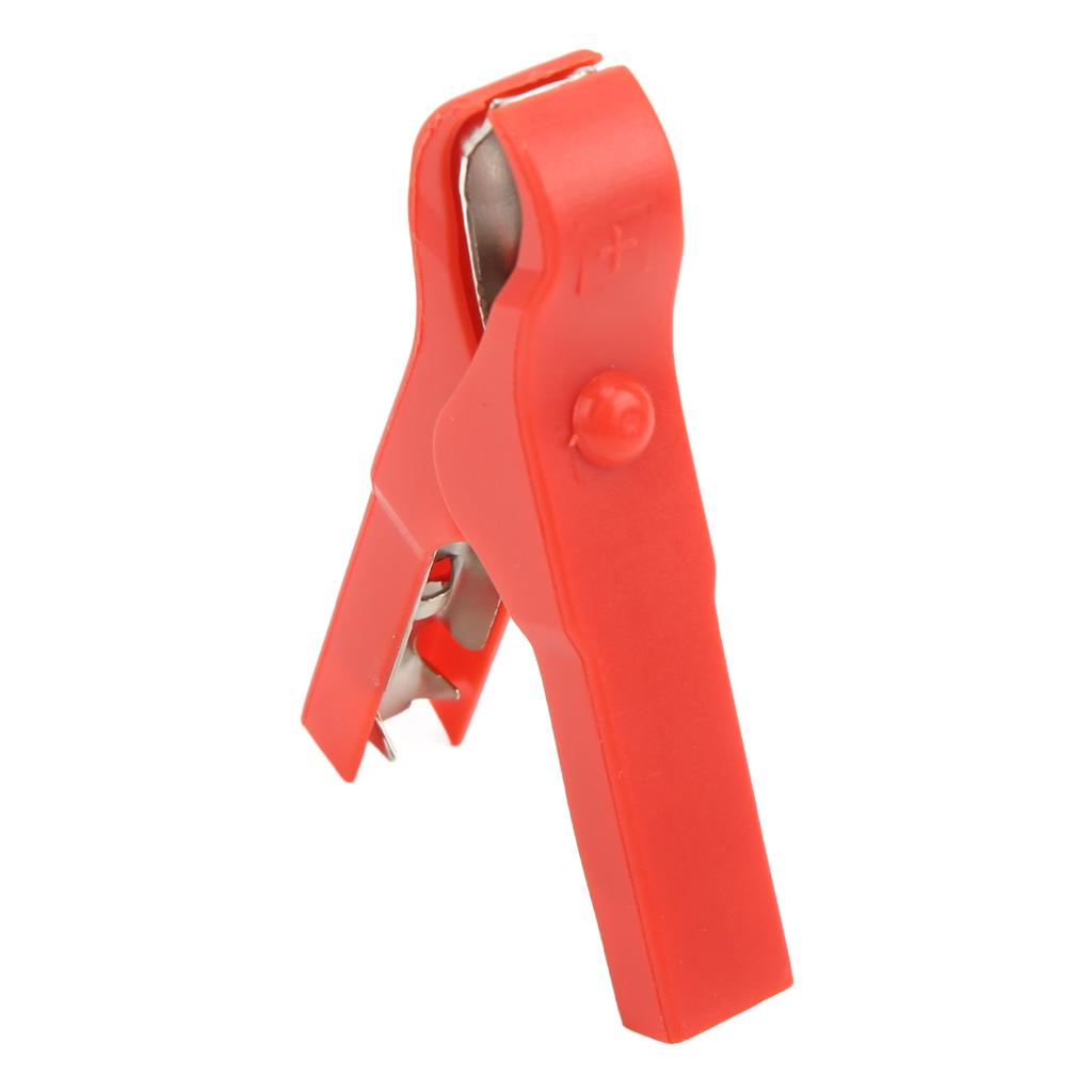 10pcs Electric Clip Stainless Steel Spring Design Strong Clamping Steel ABS Material Safe Charging Clamp for Wires