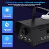 Fog/Smoke Machine W/ Remote RGB LED DJ Thrower DJ Party Family Ball Leisure Parties Light 500W Smoke Thrower