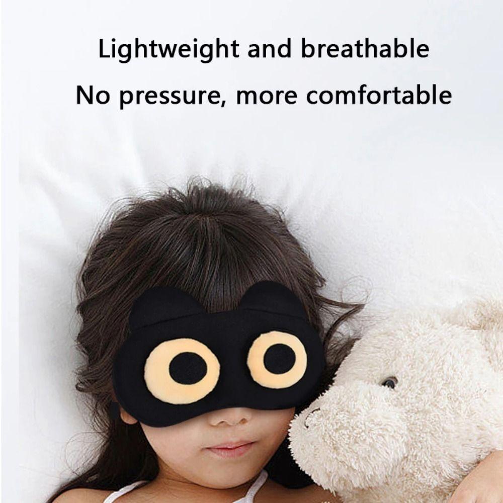 Breathable Funny Anime Eye Cover Adjustable Travel Relax Eyepatch Soft Cartoon Sleep Eye Mask Home