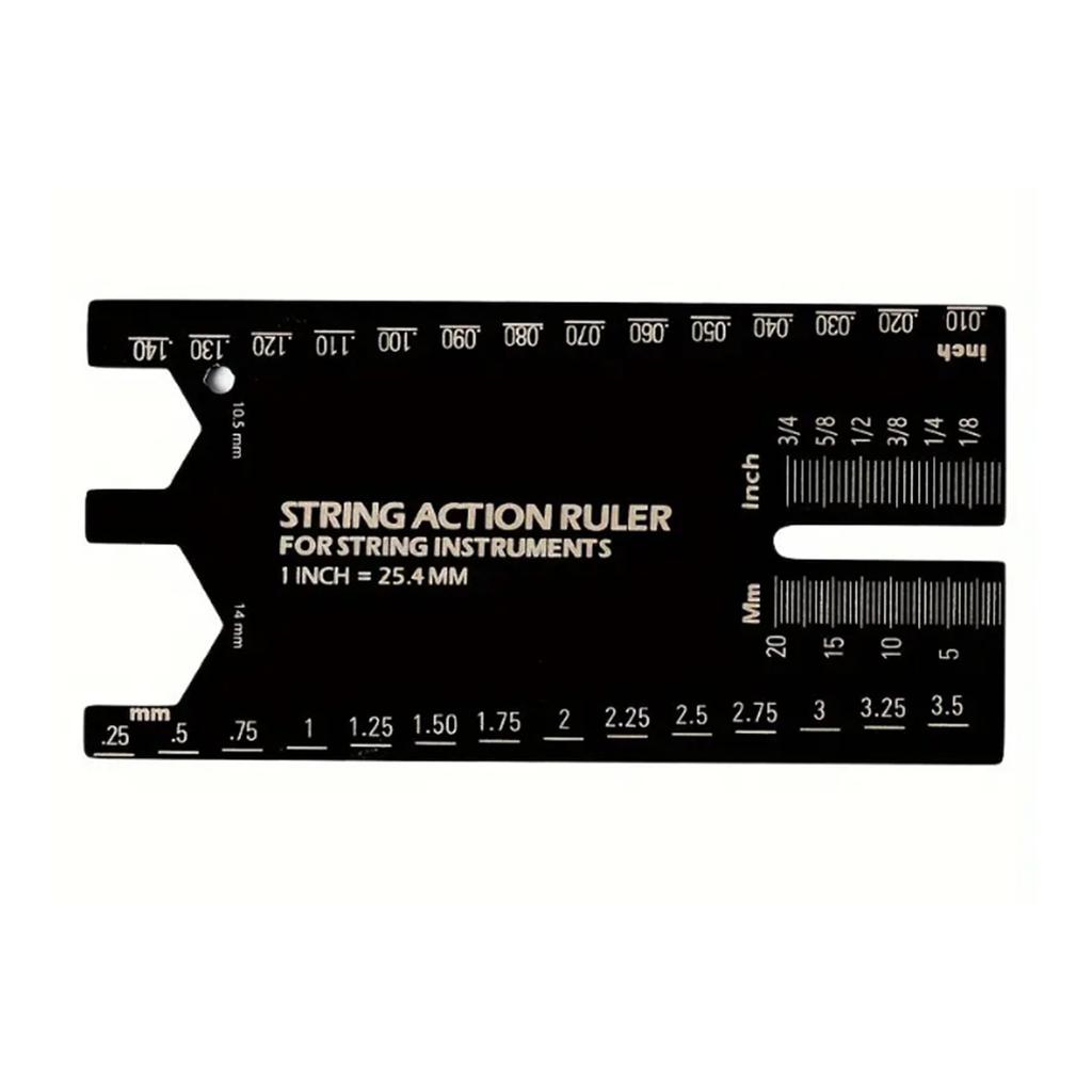 Guitar String Height Ruler String Action Gauge Ruler Guitar Set Up Repairing Luthier Tool for Guitar and Bass Setup