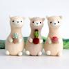1PC Wool Felt Pack Kit Handmade Material Non-Finished Animal Funny DIY Kid Gift Model Doll Alpaca Poked