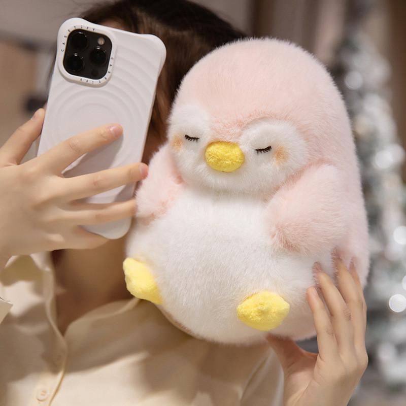 Cartoon Penguin Plush Pillow For Kids Kids Room Decor Sleep Helper