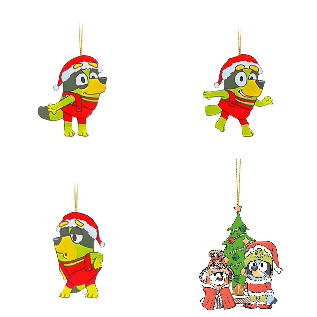 Подвесные тематические украшения для вечеринки, акриловые подарочные бирки для декора рождественской елки