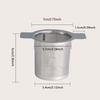1pc Double Handles Stainless Steel Tea Infuser With Lid Fine Mesh Coffee Filter Teapot Cup Hanging Loose Leaf Tea Strainer Kitch